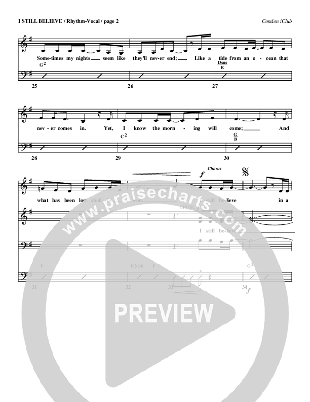 I Still Believe String Ensemble (Mark Condon)