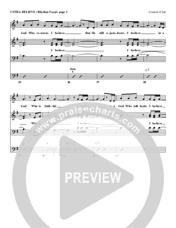 I Still Believe String Ensemble (Mark Condon)