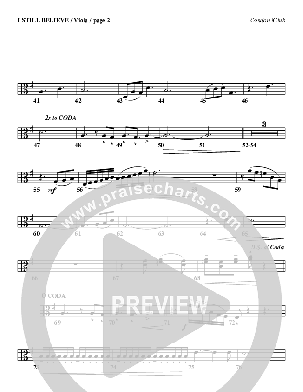 I Still Believe Viola (Mark Condon)