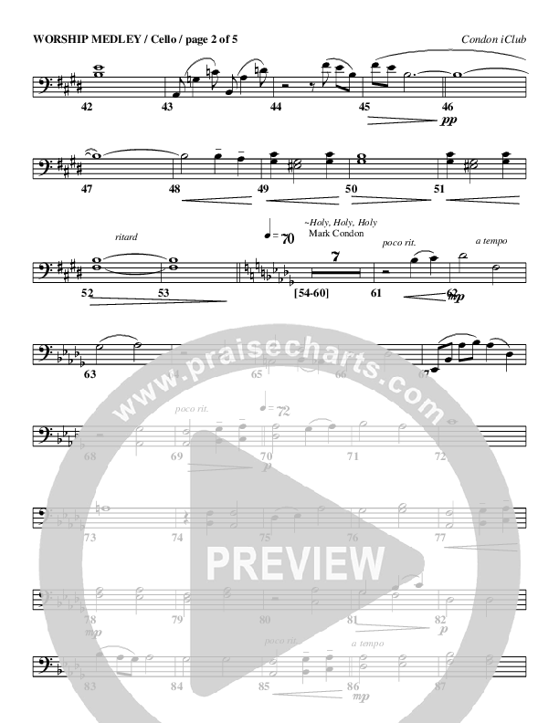 Worship Medley Cello (Mark Condon)