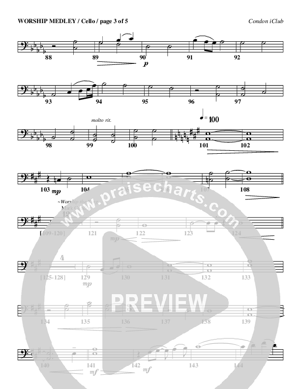 Worship Medley Cello (Mark Condon)