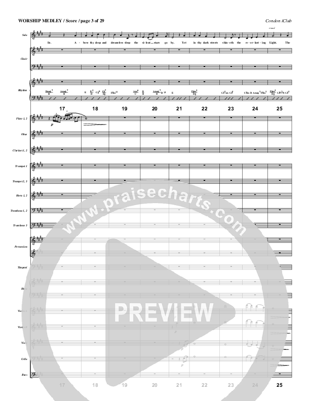 Worship Medley Conductor's Score (Mark Condon)