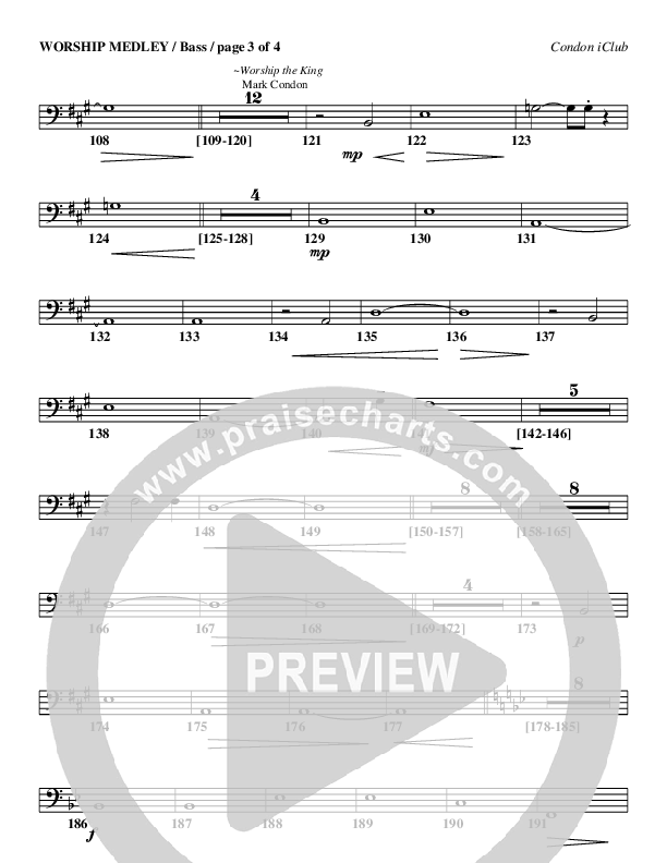 Worship Medley Double Bass (Mark Condon)