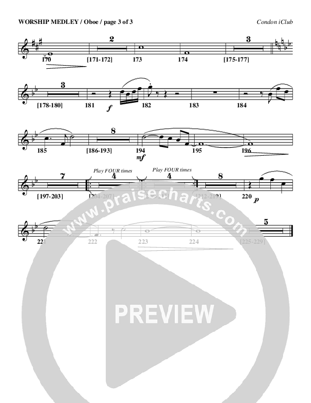 Worship Medley Oboe (Mark Condon)