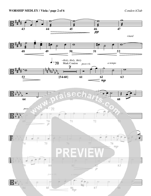 Worship Medley Viola (Mark Condon)