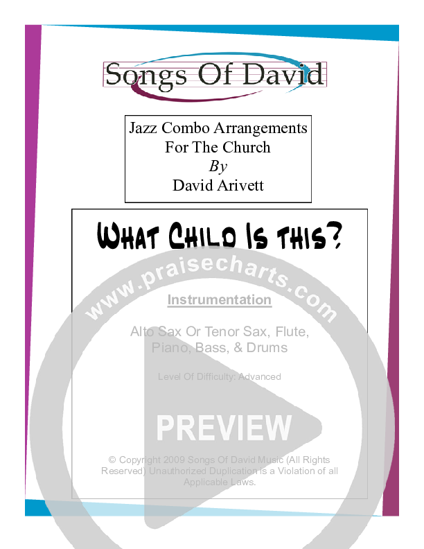 What Child Is This Cover Sheet (David Arivett)