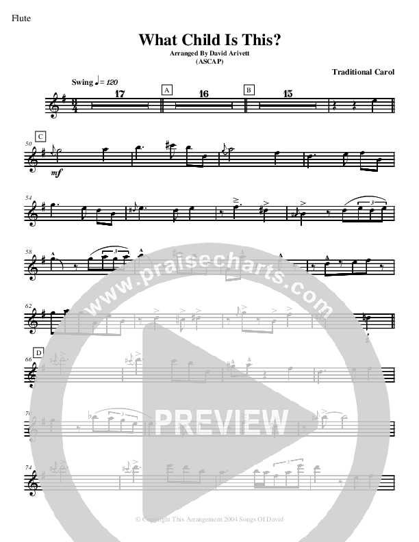 What Child Is This Flute (David Arivett)