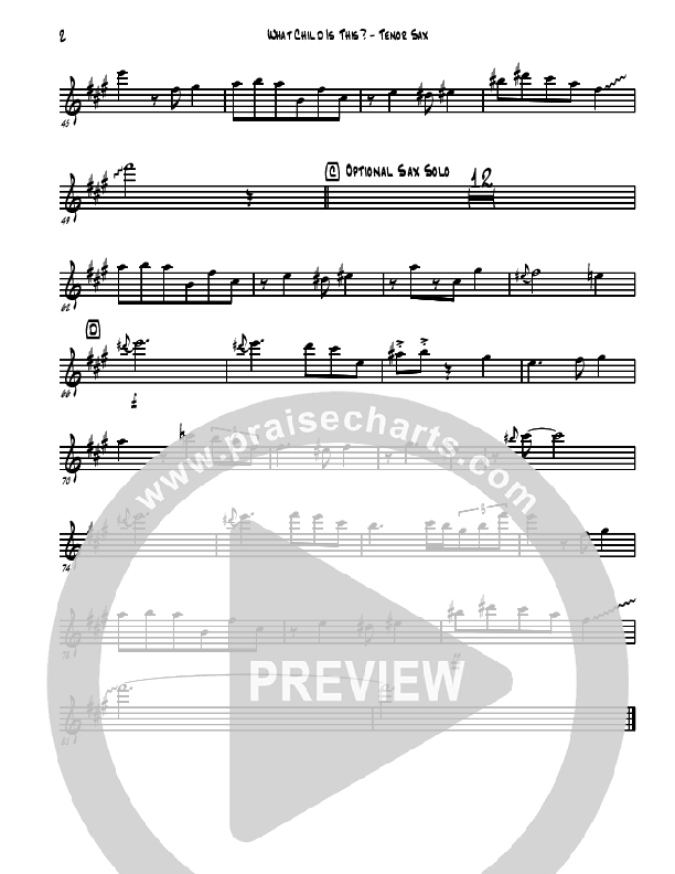 What Child Is This Tenor Sax 2 (David Arivett)