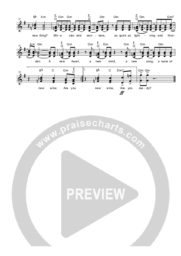 Are You Ready Lead Sheet (David Arivett)