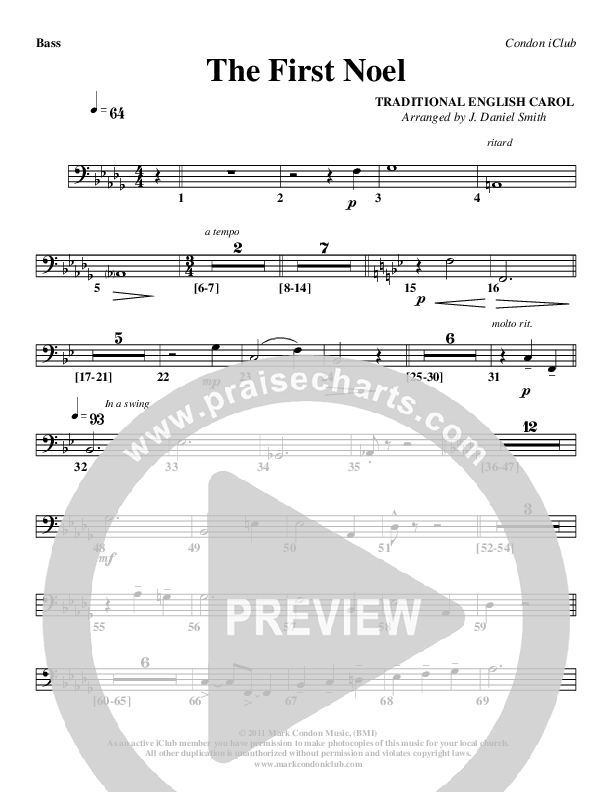 The First Noel Double Bass (Mark Condon)