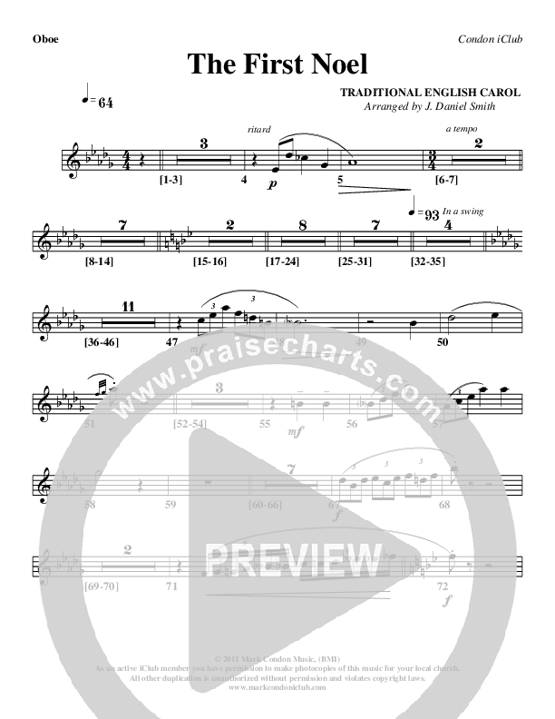 The First Noel Oboe (Mark Condon)