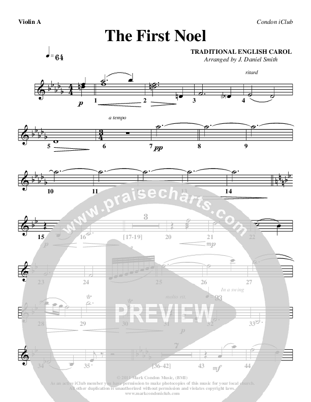 The First Noel Timpani (Mark Condon)