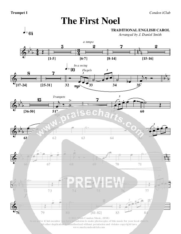 The First Noel Trumpet 1 (Mark Condon)