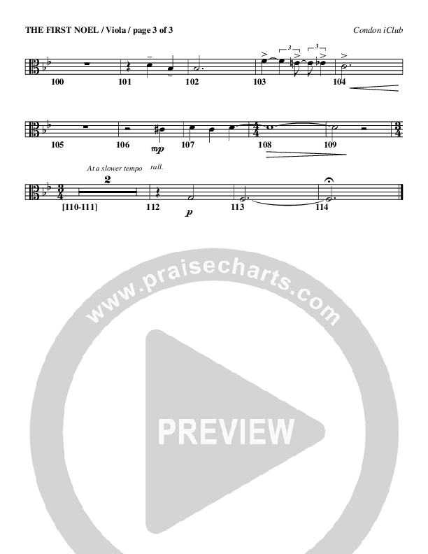 The First Noel Viola (Mark Condon)