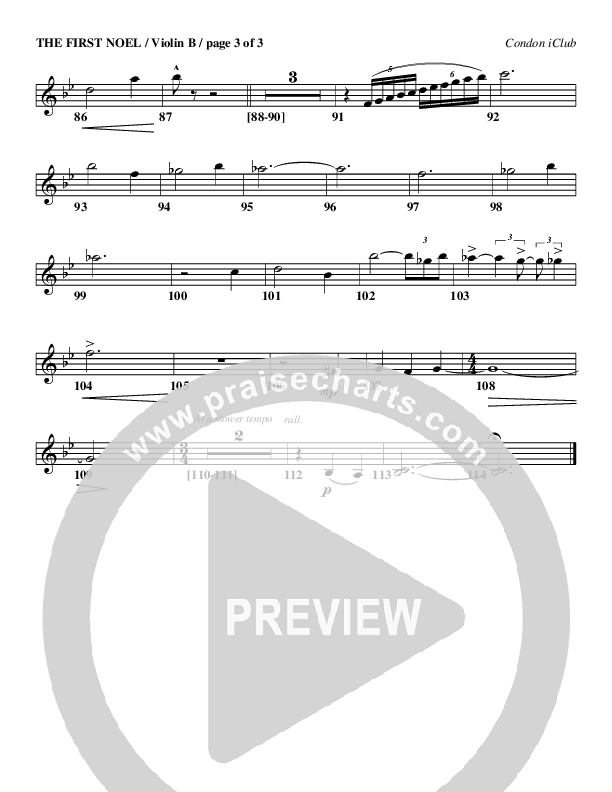 The First Noel Violin 2 (Mark Condon)