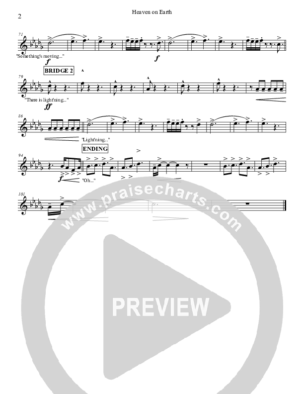 Heaven On Earth Tenor Sax 2 (Micah Stampley)