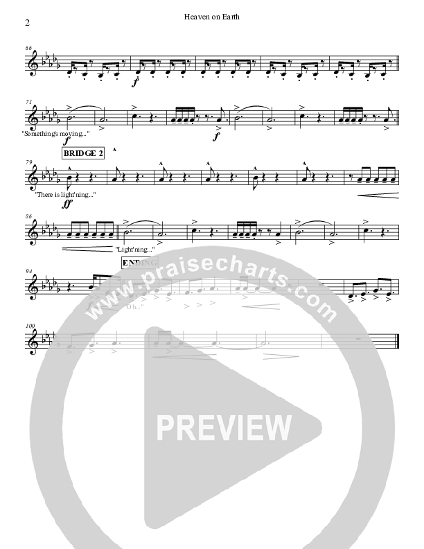 Heaven On Earth Trumpet 2 (Micah Stampley)