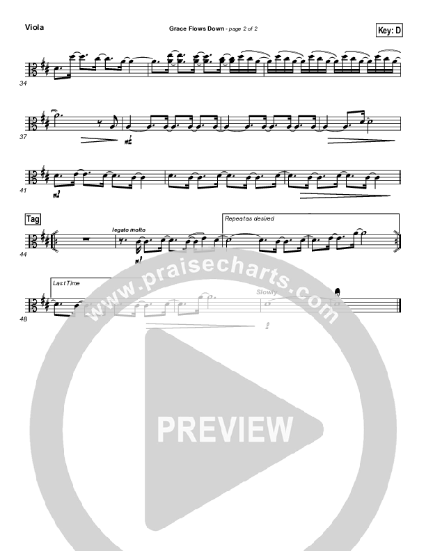 Grace Flows Down Viola (Christy Nockels / Passion)