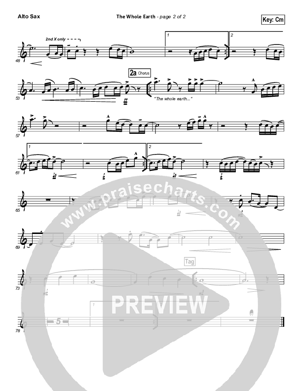 The Whole Earth Alto Sax (Gateway Worship)