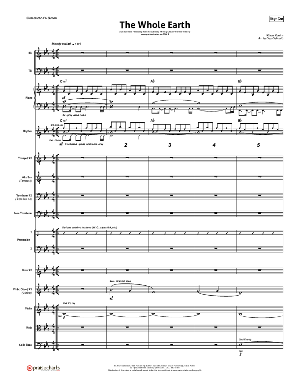 The Whole Earth Conductor's Score (Gateway Worship)