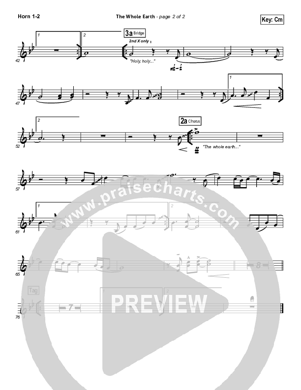 The Whole Earth French Horn 1/2 (Gateway Worship)