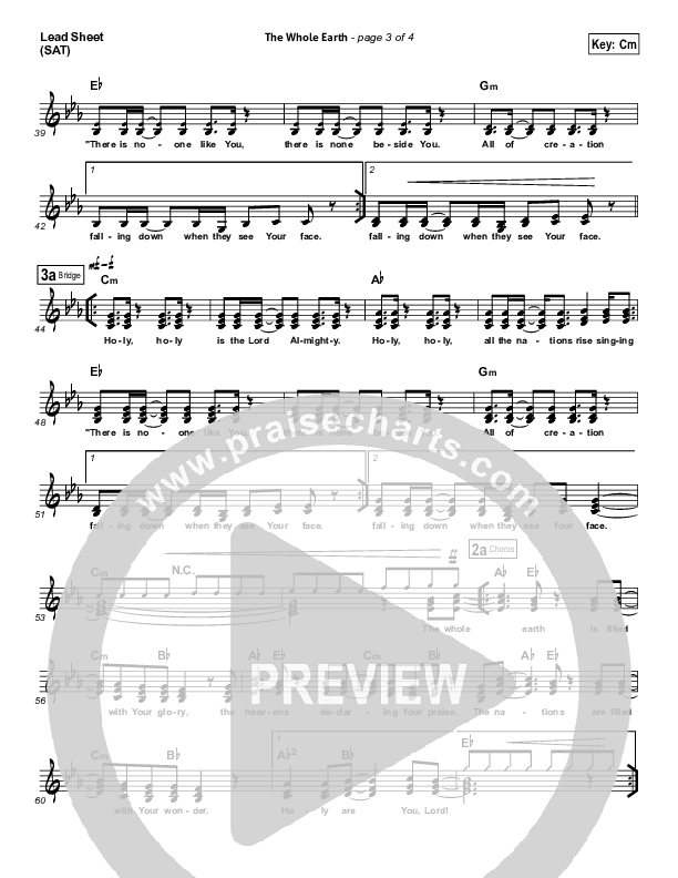 The Whole Earth Lead Sheet (Gateway Worship)