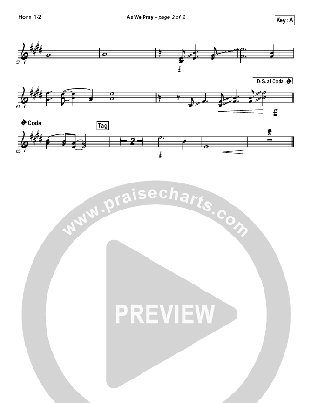 As We Pray Brass Pack (Gateway Worship)