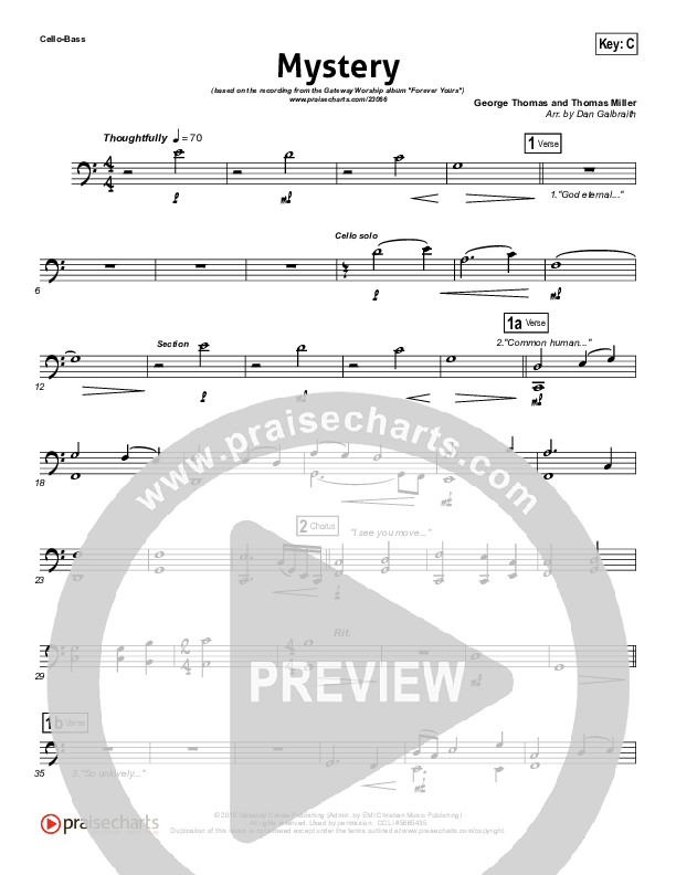 Mystery Cello/Bass (Gateway Worship)