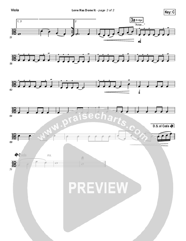 Love Has Done It Viola (Gateway Worship)