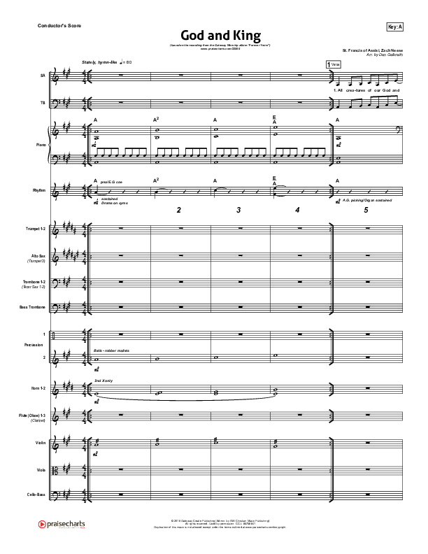 God And King Orchestration (Gateway Worship)