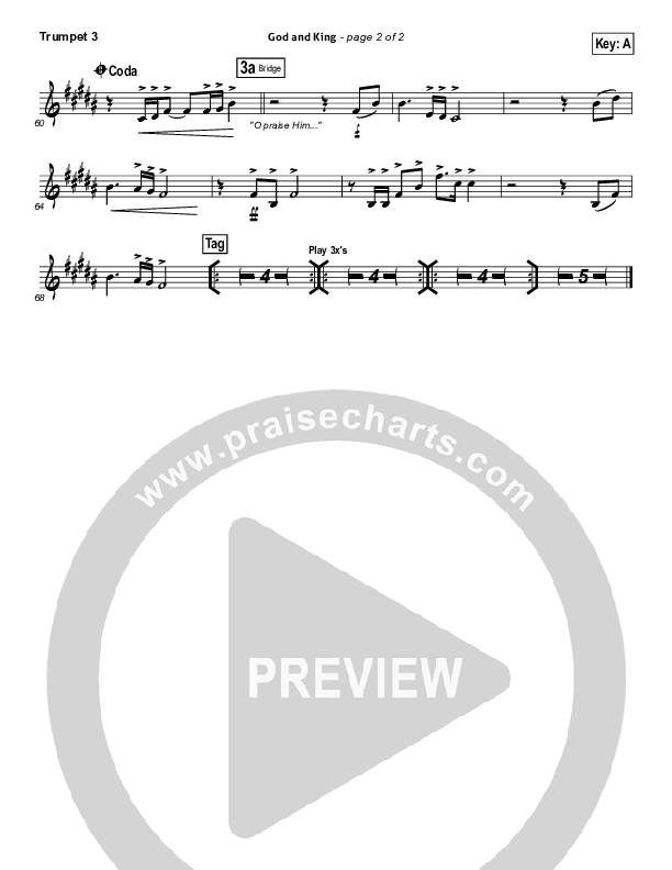 God And King Trumpet 3 (Gateway Worship)