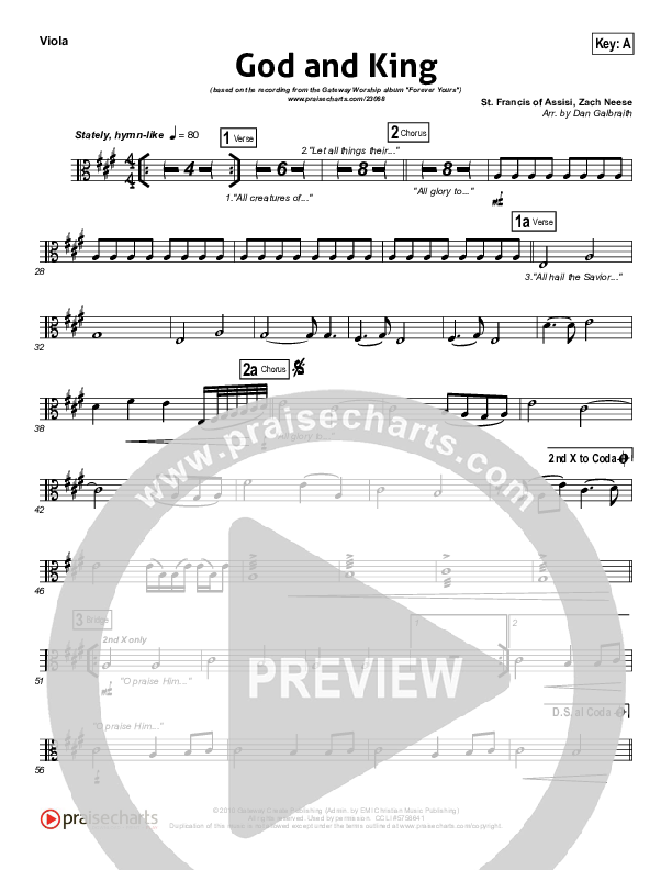 God And King Viola (Gateway Worship)