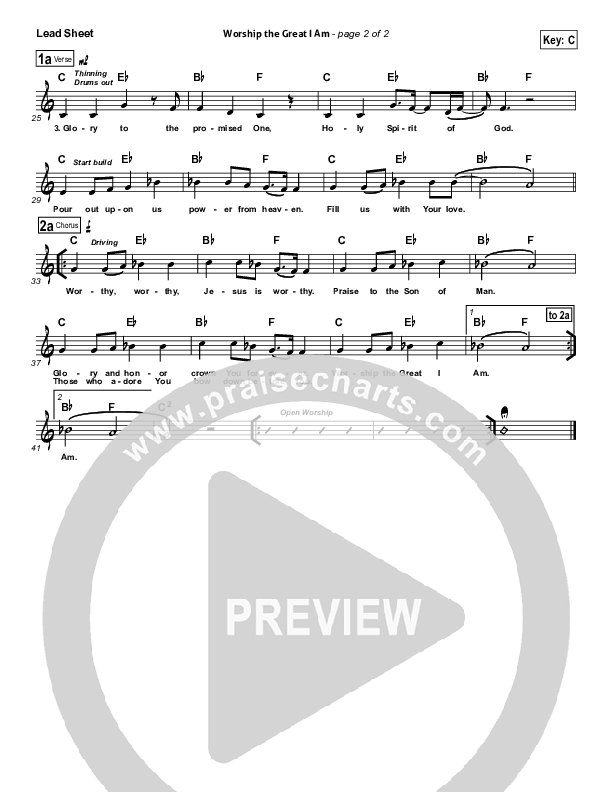 Worship The Great I Am Lead (SAT) (Gateway Worship)