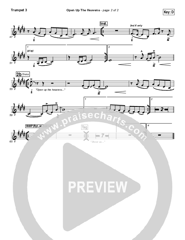 Open Up The Heavens Trumpet 3 (Vertical Worship)