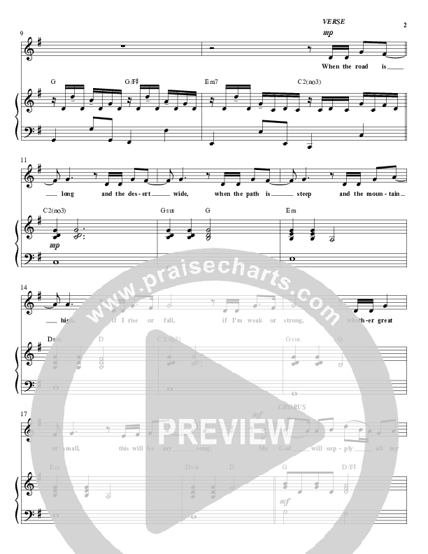 According To His Word Lead & Piano (Jared Anderson)