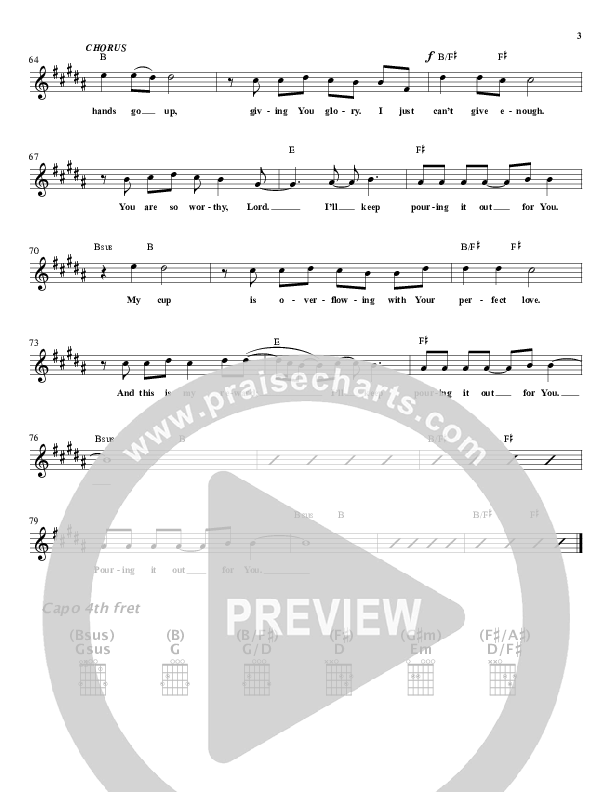 Pouring It Out For You Lead Sheet (Jared Anderson)