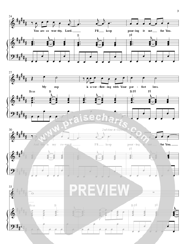 Pouring It Out For You Lead & Piano (Jared Anderson)