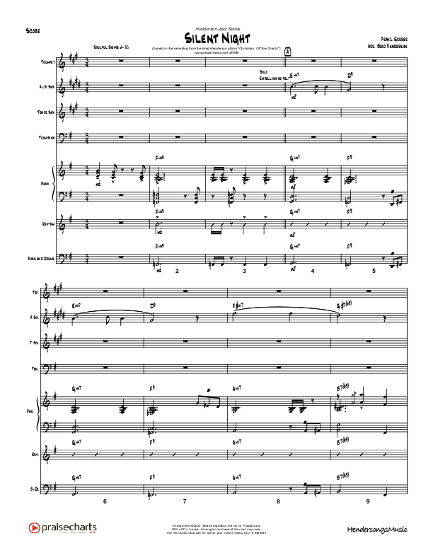 Silent Night (Instrumental) Orchestration (Brad Henderson)