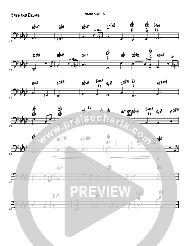 Silent Night (Instrumental) Drum Set (Brad Henderson)