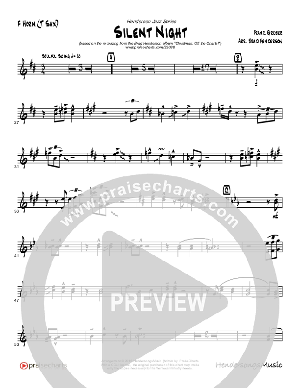 Silent Night (Instrumental) French Horn (Brad Henderson)