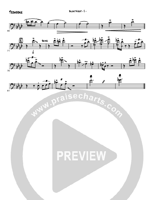 Silent Night (Instrumental) Trombone (Brad Henderson)