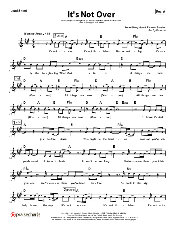 It's Not Over Lead (SAT) (Ricardo Sanchez)