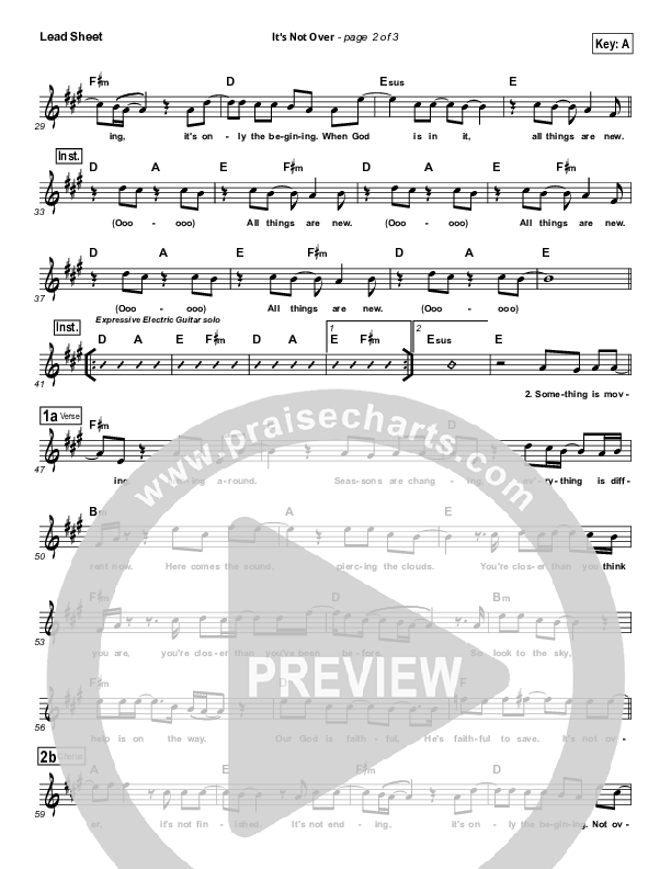 It's Not Over Lead (SAT) (Ricardo Sanchez)