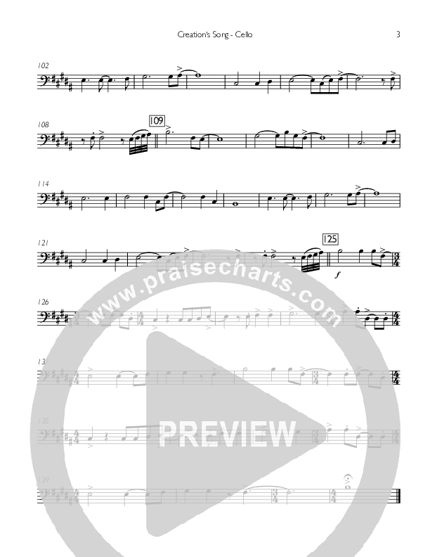 Creation's Song Cello (Concord Worship)