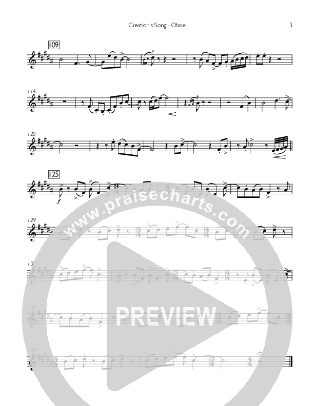 Creation's Song Oboe (Concord Worship)