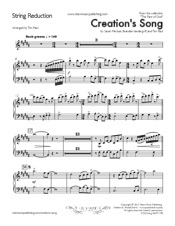 Creation's Song Synth Strings (Concord Worship)
