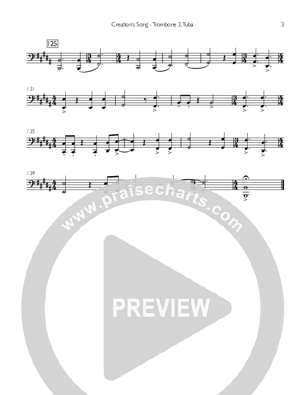 Creation's Song Trombone 3/Tuba (Concord Worship)