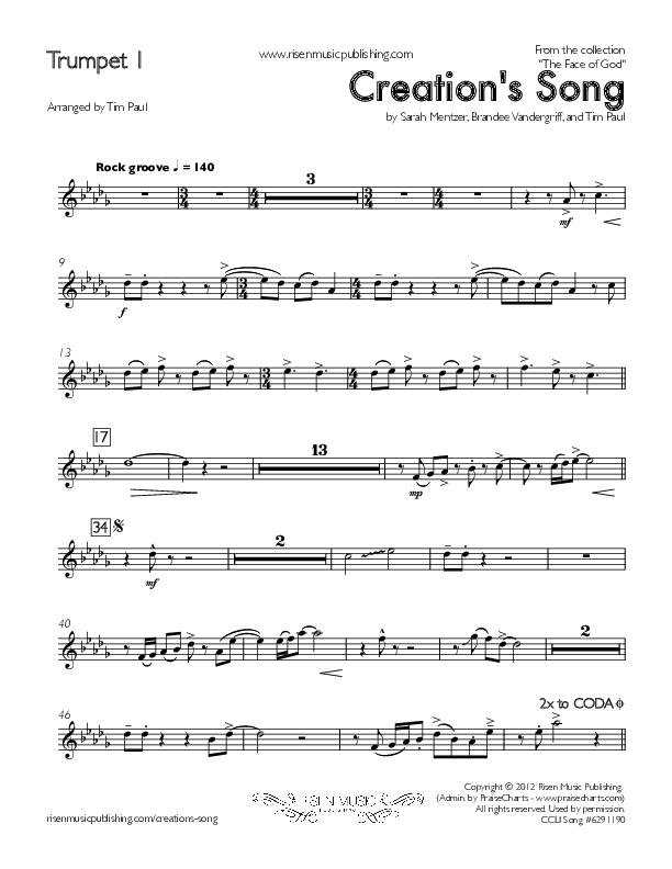 Creation's Song Trumpet 1 (Concord Worship)
