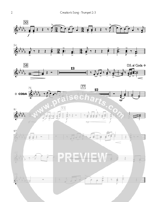 Creation's Song Trumpet 2/3 (Concord Worship)
