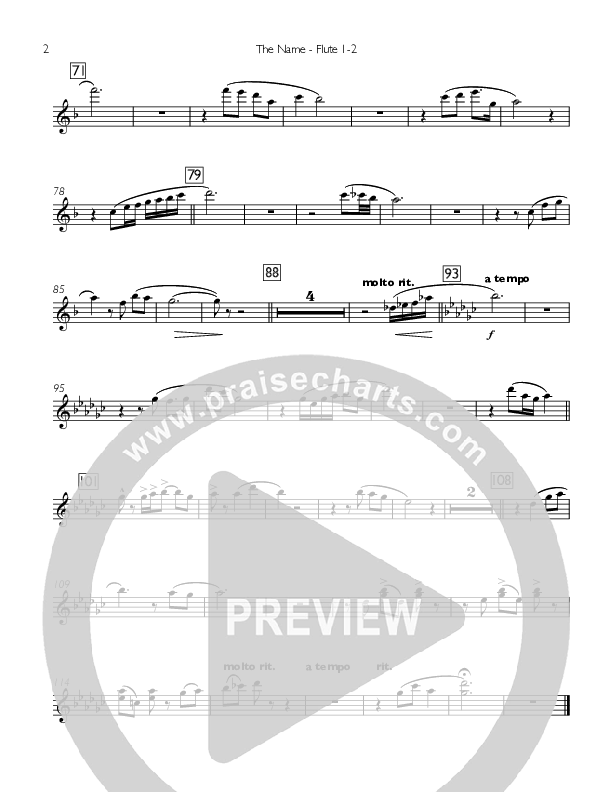 The Name Flute 1/2 (Concord Worship)